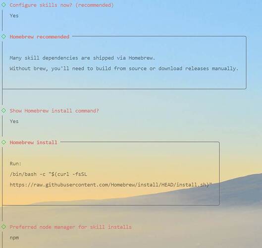 Modify settings