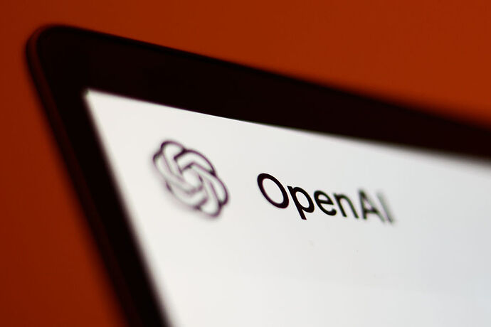 Image 3: OpenAI ChatGPT website displayed on a laptop screen is seen in this illustration photo.